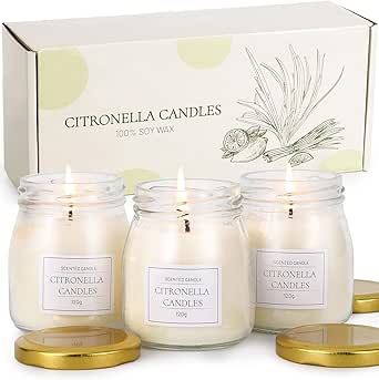 Citronella Candles Outdoor, 3...