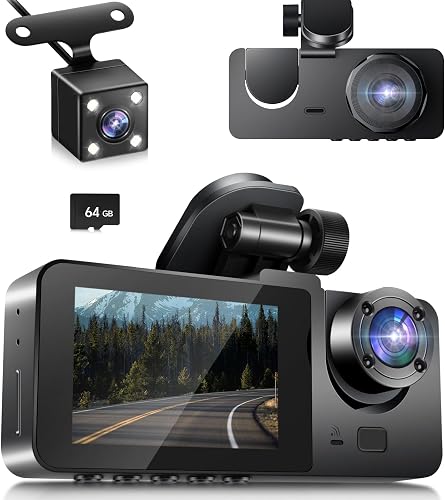 Dashcam Voiture Avant et Arrière 1080P