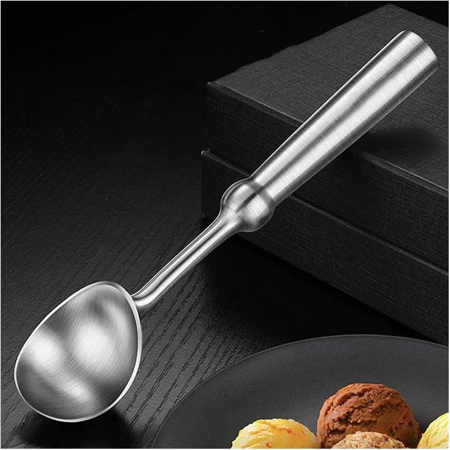 Stainless Steel Ice Cream Scoop - Multifunctional Ball Digger for Fruit and Watermelon