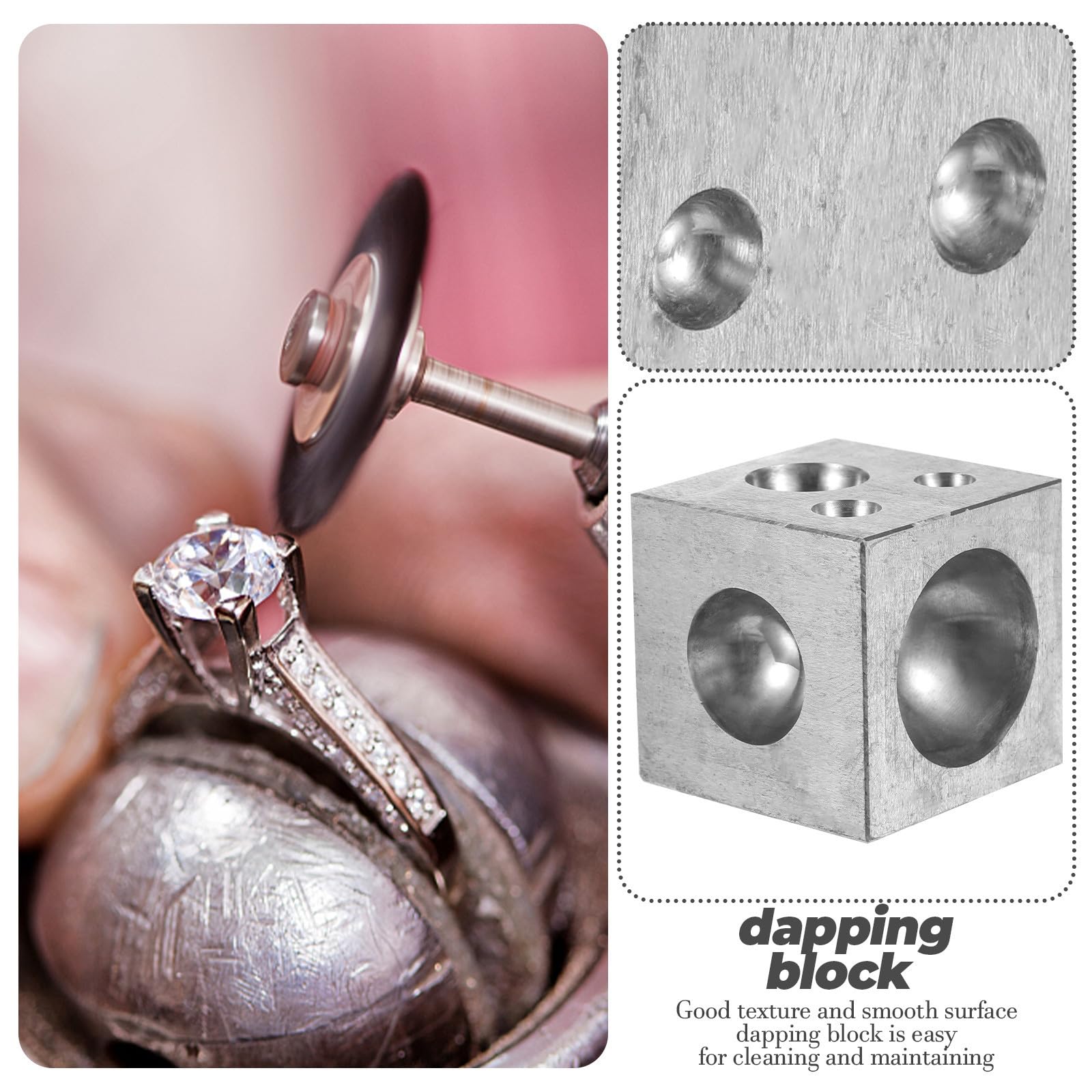TIDTALEO Herramienta de Metal para Joyería Forma de Campana, Superficie Lisa y Fácil de Usar, Adecuado para Joyería de Plata y Oro en Uso Profesional y Bricolaje
