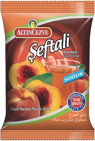 Altıncezve Şeftali İçecek Tozu - Soğuk 450 Gr (10 Litre) - Limonata Makineleri İçin Uygundur