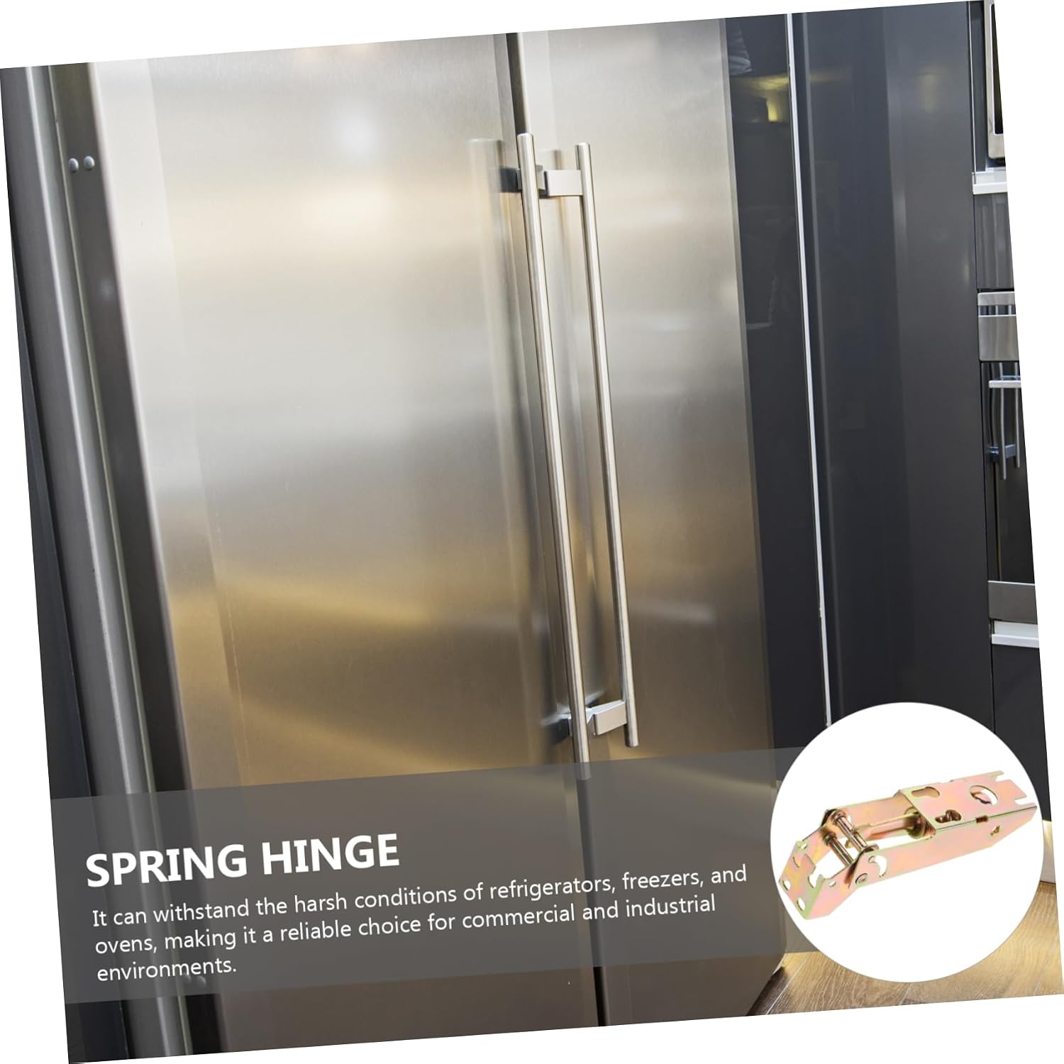 GLEAVI Refrigerator Freezer Door Hinge Drop Down Spring Replacement for Fridge and Oven Durable Metal Hinge Easy Installation 6.77X1.97X1.77 Inches