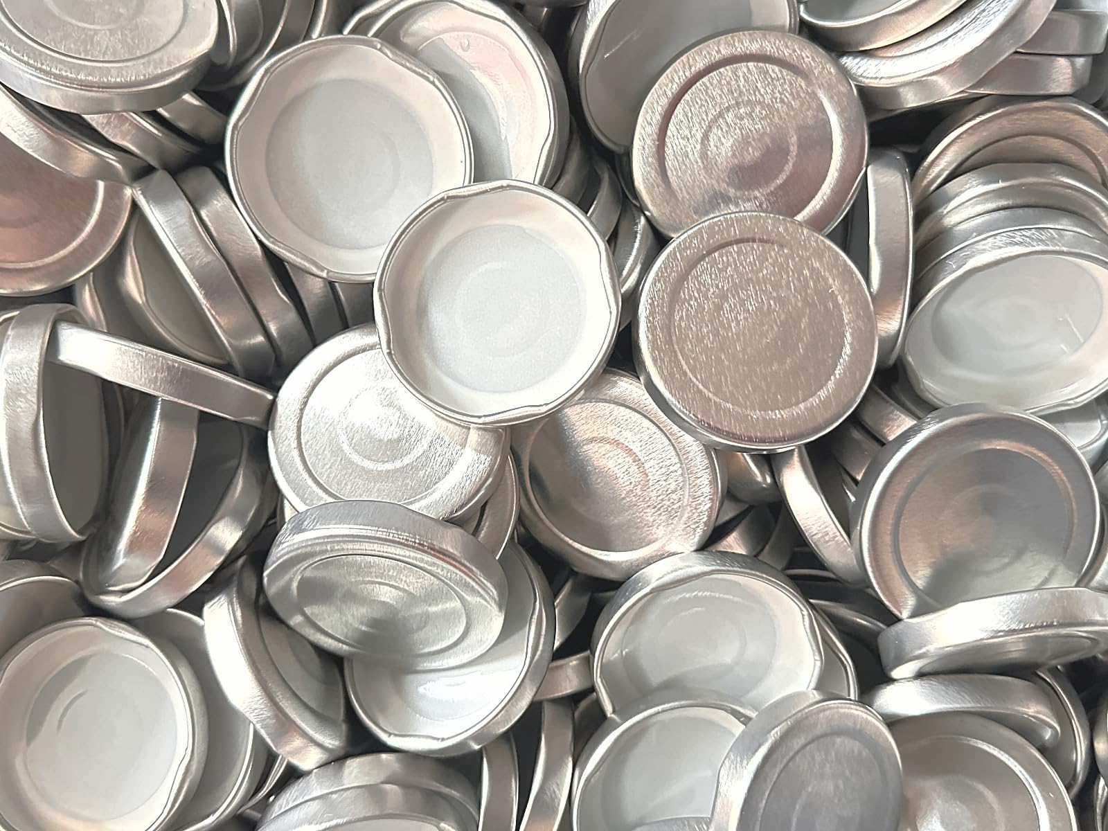 25 Stück Milchflaschen Deckel Twist-Off-Deckel TO48 mm Verschluss für Glasflaschen (TO48-25 Stück)