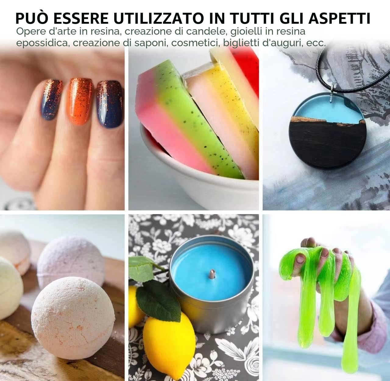Mica - Polvere epossidica, 40 colori, 5 g, pigmenti cosmetici naturali, adatto per resina epossidica, colore sapone, lucidalabbra, smalto per unghie, produzione di candele, bombe da bagno