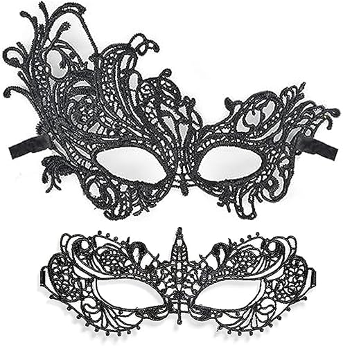 Máscara de mascarada para mujer, máscara veneciana de encaje para fiestas, bailes, disfraces, Mardi Gras, suministros para fiestas