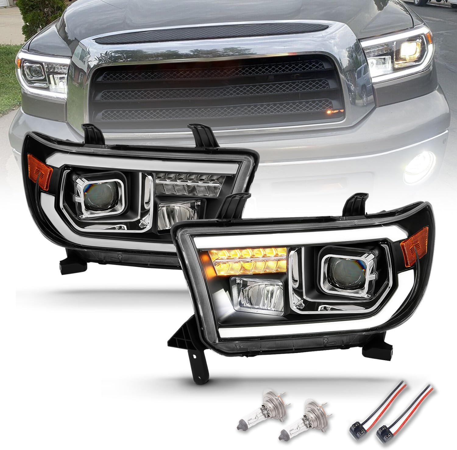 HEADLIGHTSDEPOT Headlight w/Level Adjuster CAPA Certified