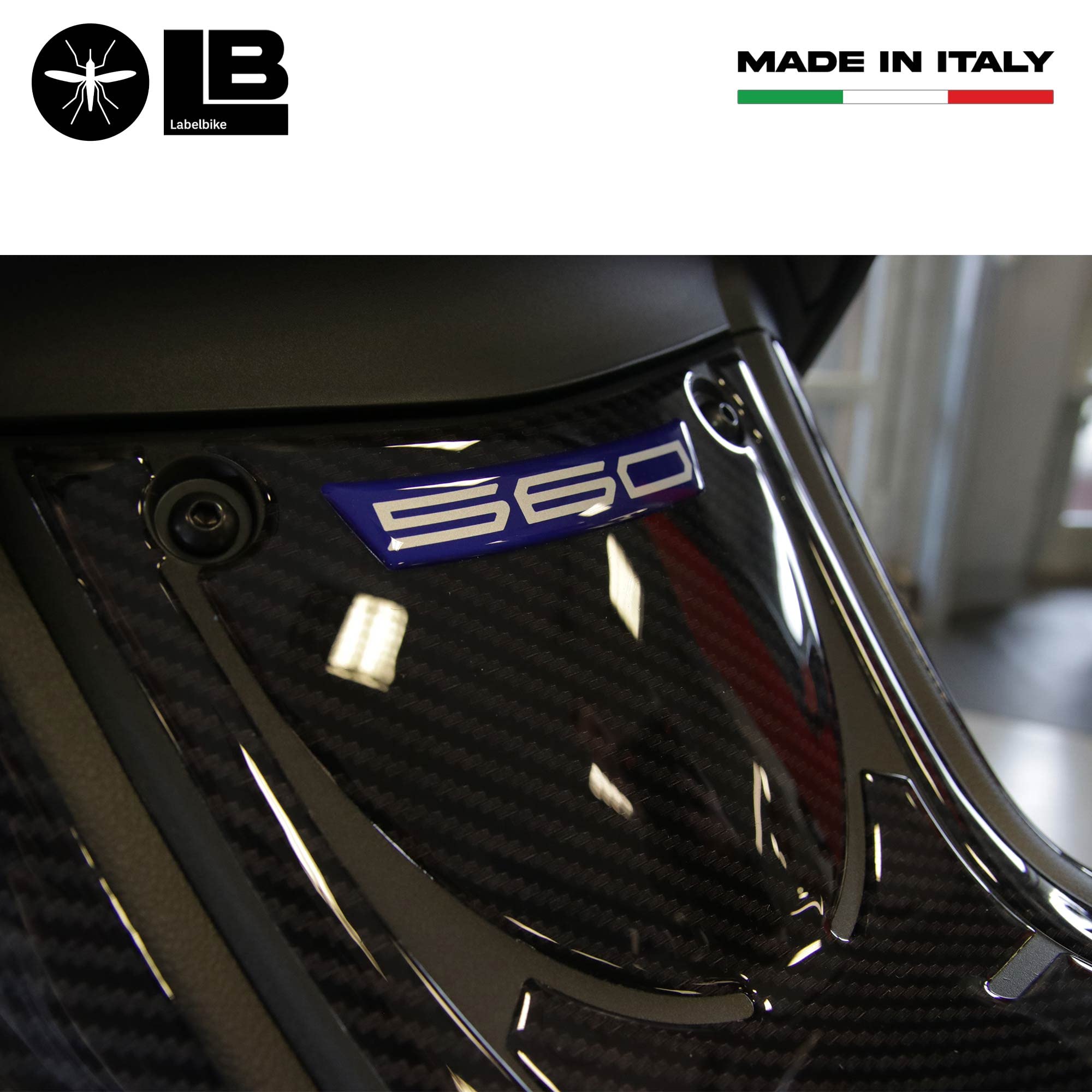 labelbike - Adesivo 3D Moto Scooter Pedana Protezione e Decorazione in Resina compatibile con Yamaha TMAX 560 2020-2021