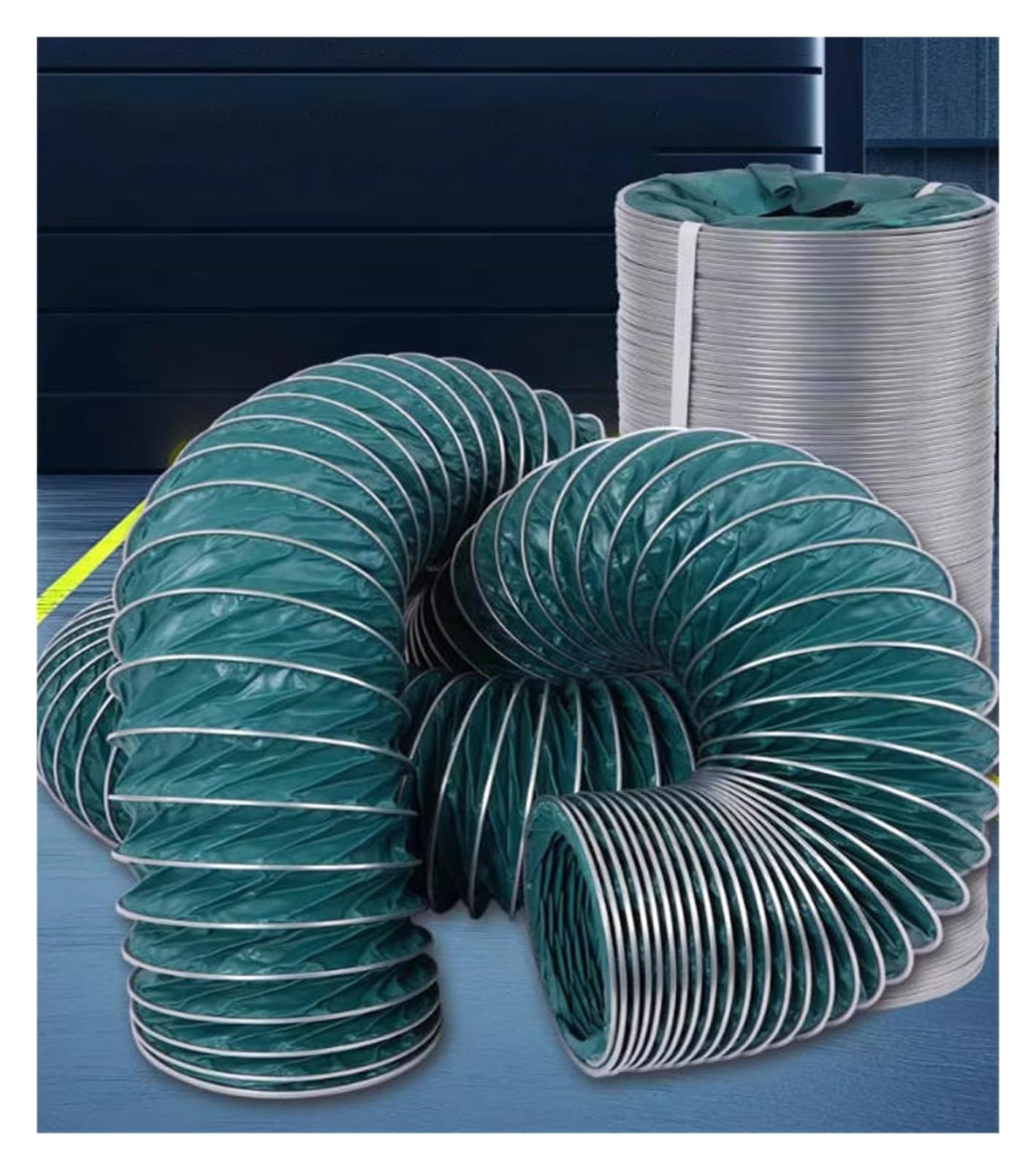 Tubo flessibile isolato per ventilazione ad alta temperatura in impianti di essiccazione e HVAC