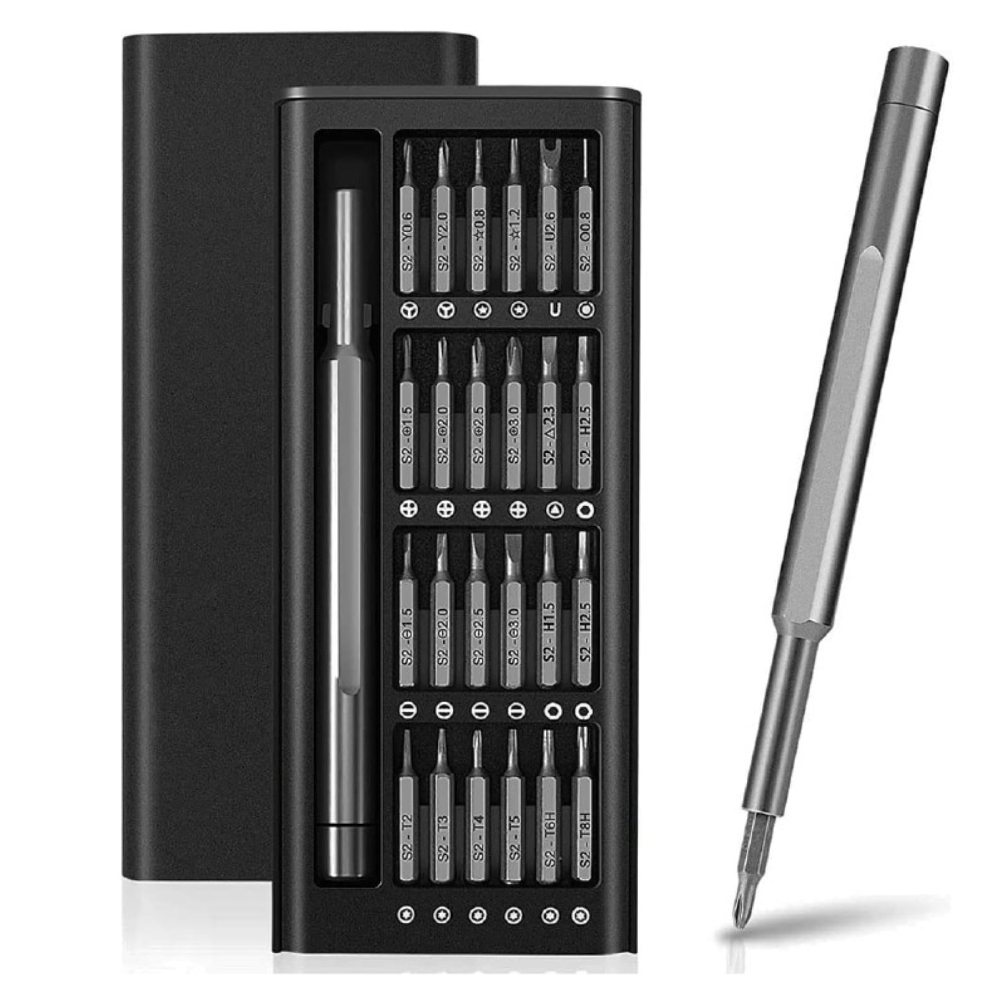 See full amazon price history chart for GJROAD 24 Pieces Precision Screwdriver Set, Multifunction Magnetic Driver Bit Set, Pocket Screwdriver Tool Set, Mini Screwdriver Kit, Repair Tool Kit for Electronics, Tablet, Cellphone. GJROAD 24 Pieces Precision Screwdriver Set, Multifunction Magnetic Driver Bit Set, Pocket Screwdriver Tool Set, Mini Screwdriver Kit, Repair Tool Kit for Electronics, Tablet, Cellphone. (B0DB24BZBK) Amazon Price History, Amazon Price Tracker