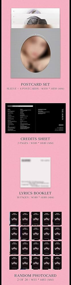 BLACKPINK the album photobook トレカ BLACKPINK the album photobook トレカ BLACKPINK 4+1 The Album