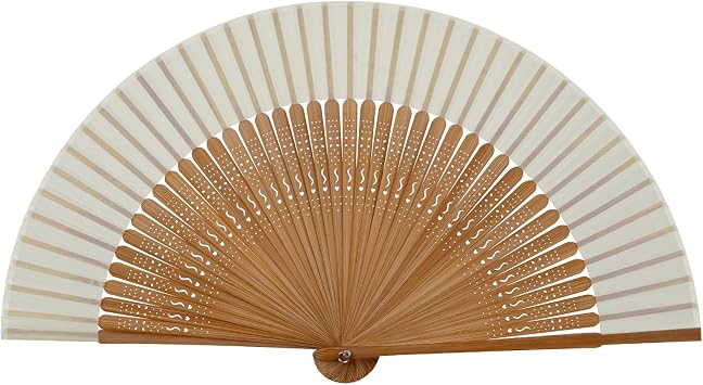 Nydotd Hand Fan for Women Foldable Chinese Japanese Vintage Bamboo Silk Fan for Hot Flashes Dancing Festivals Church Party Gift
