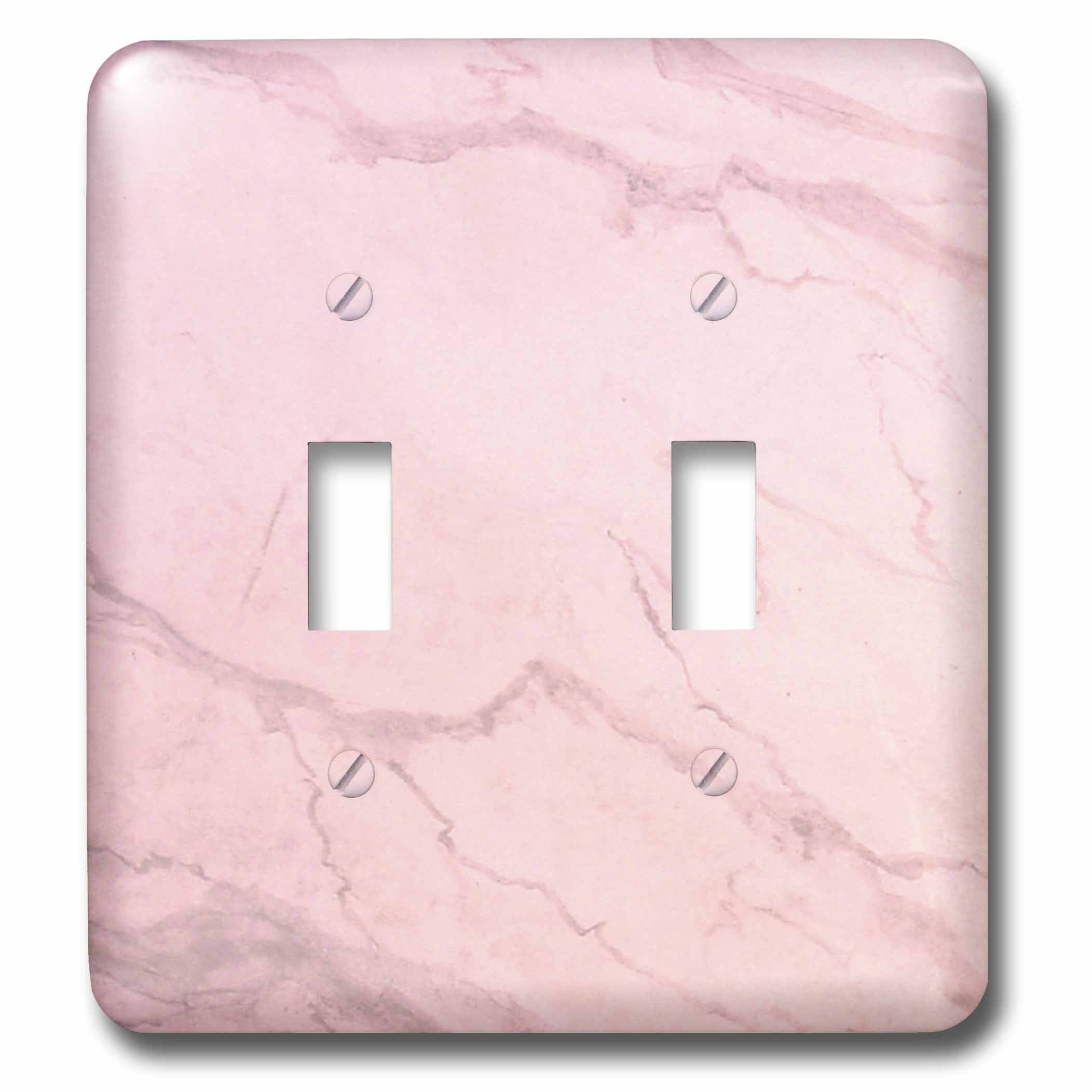 Interrupteur à baïonnette rose marbre 3dRose LSP_56251_2 pour plaque murale décorative