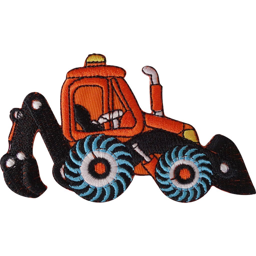 Iron On/Sew On Embroidered Tractor Patch Badge for Boys Jacket T Shirt Jeans