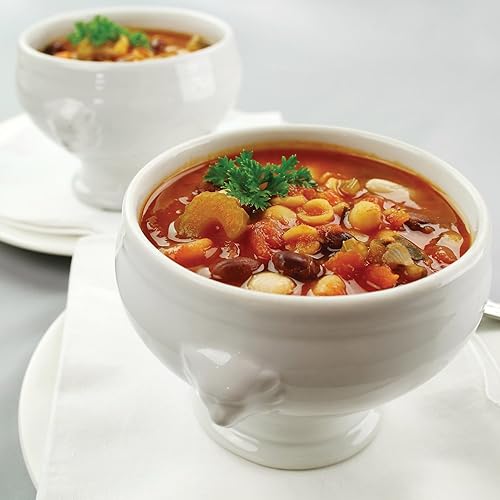 Miniatura 29 de HIC Kitchen HIC Tazón, individual, 28 onzas, porcelana blanca fina