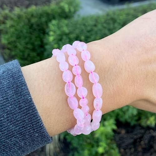 Miniatura 2 de Adabele 1pc Natural Stretch Gemstone Bracelet 5mm-8mm Free Form Bead 7 Inch 7.5 Inch Healing Crystal Engergy Quartz Chakra Jewelry Women Birthday