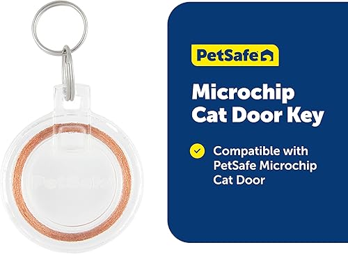 Miniatura 5 de PetSafe Microchip - Sistema de puerta y llavero para gatos – Acceso exclusivo de entrada – Dispositivo de etiqueta de microchip programable –