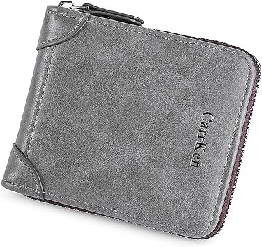Amazon 財布 メンズ 小さい財布 二つ折り財布 カード収納でき コンパクト 薄い ミニ財布 小銭入れ 大容量 メンズ レディース プレゼント Gray 財布