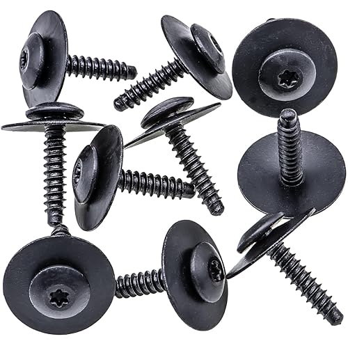 Miniatura 2 de Rexka Tornillo de perno de protección contra salpicaduras 11548270 compatible con GM Chevrolet Camaro Colorado Cruze Equinox Impala Malibu Traverse