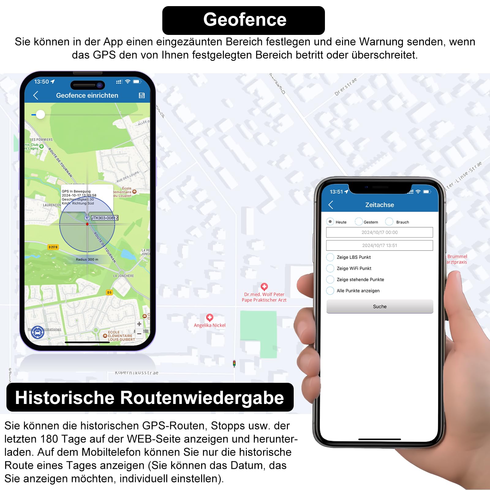 TKMARS 4G GPS Tracker Auto GPS Tracker Ohne ABO mit Kostenloser App, 20.000 Mah, bis Zu 240 Tage Akkulaufzeit