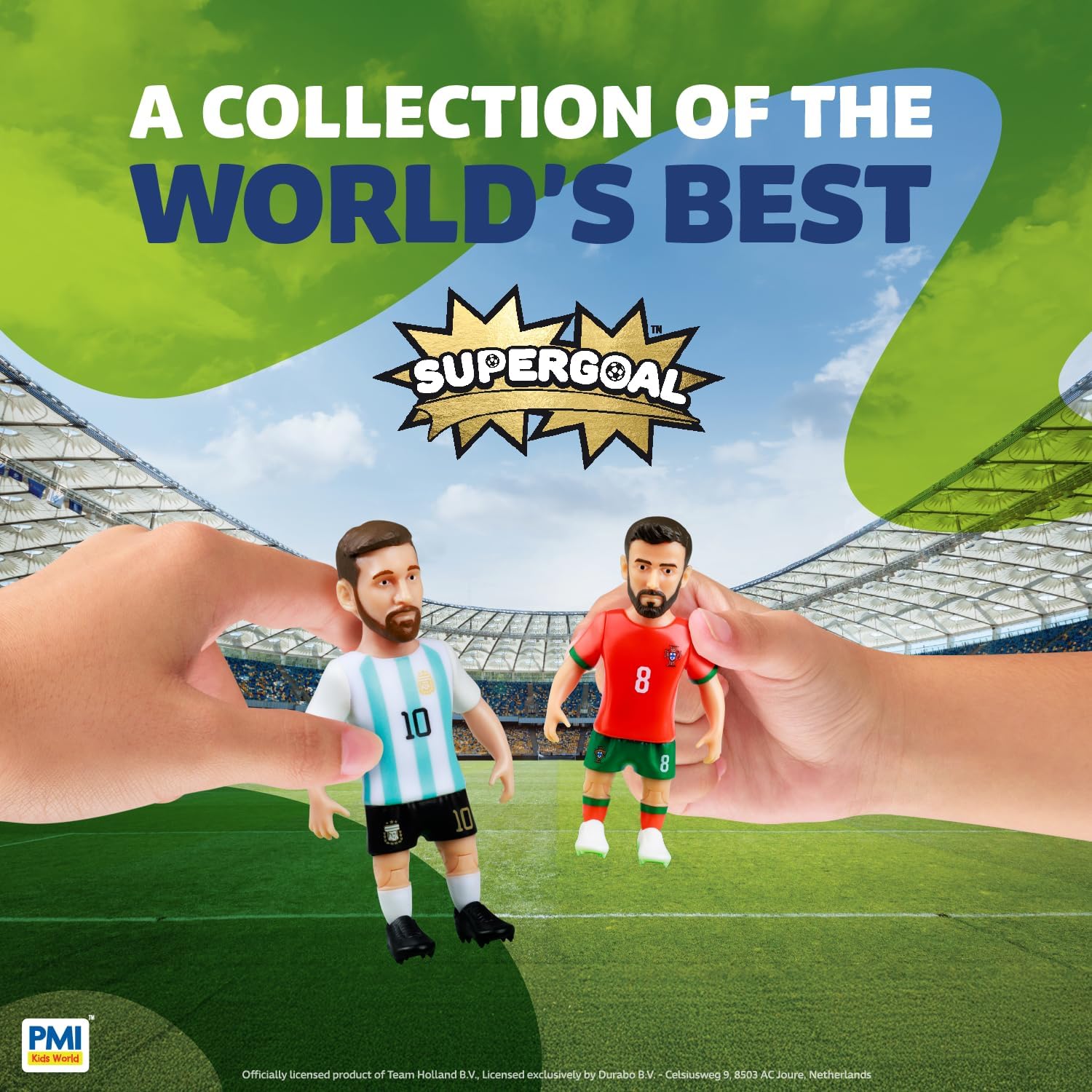 P.M.I. PMI Collectibles World Cup Soccer Figures – 11 Pack Deluxe Box Team Players – Official Football Mini Figures Premium Soccer Collectible Toy Set (Styles May Vary)