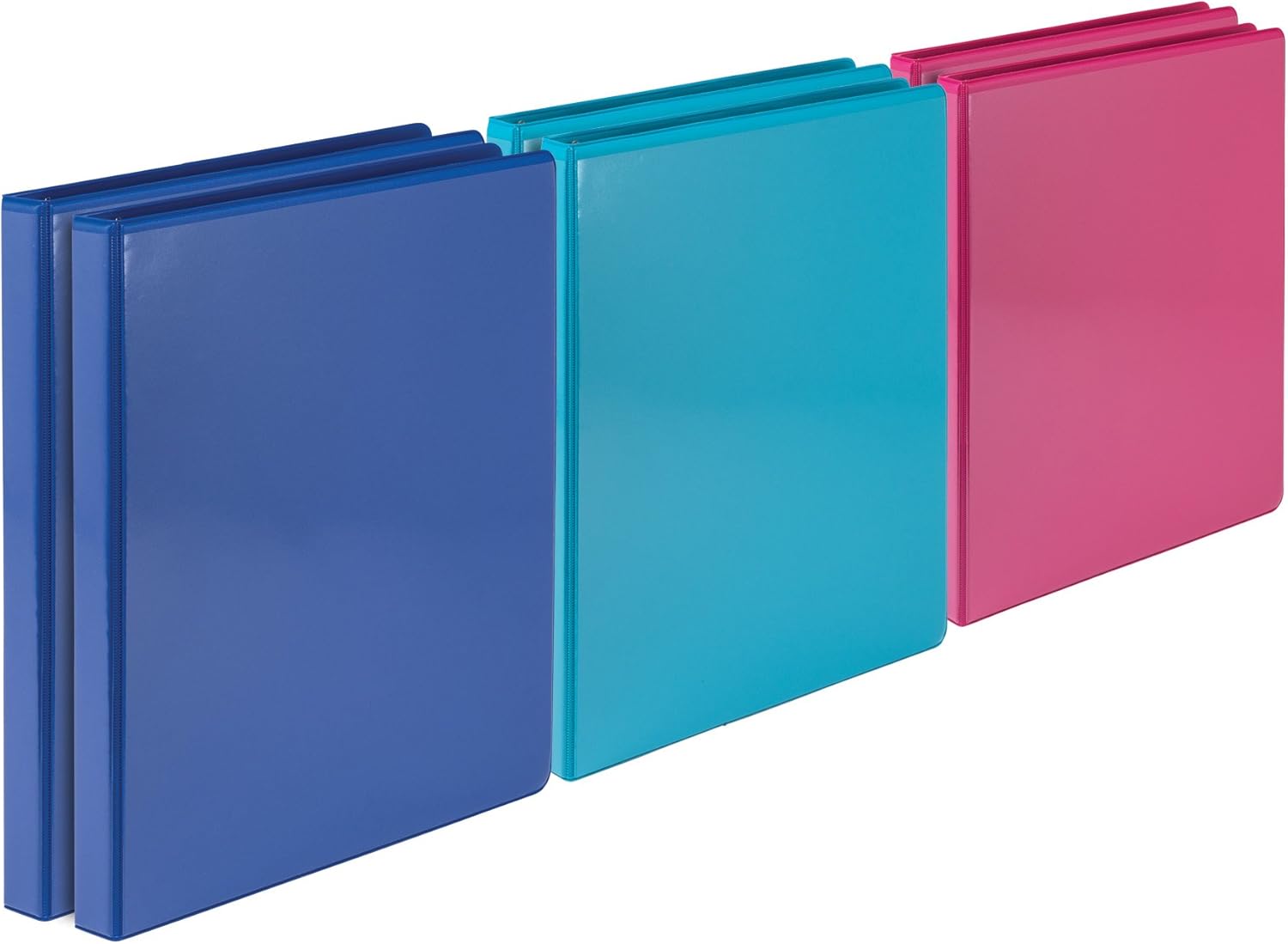 Samsill .5 Inch Round Ring Binders / Customizable Clear