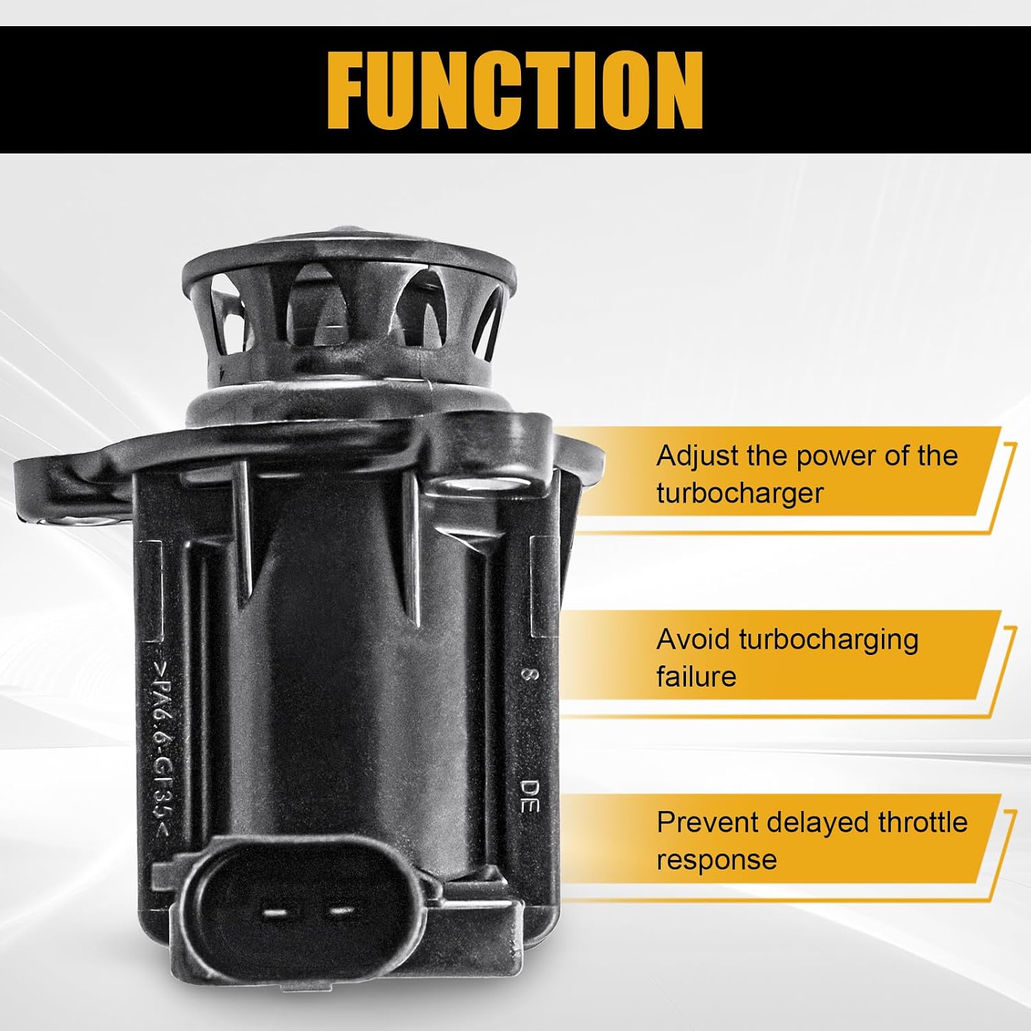 New Turbo Turbocharger Cut Off Bypass Valve 06H145710D Replacement For Audi A4 VW Passat