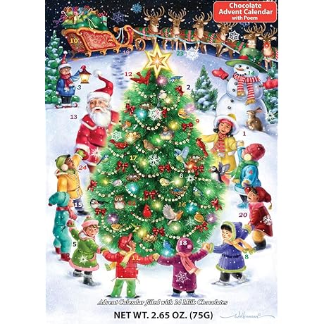 Gather Round the Tree Chocolate Advent Calendar