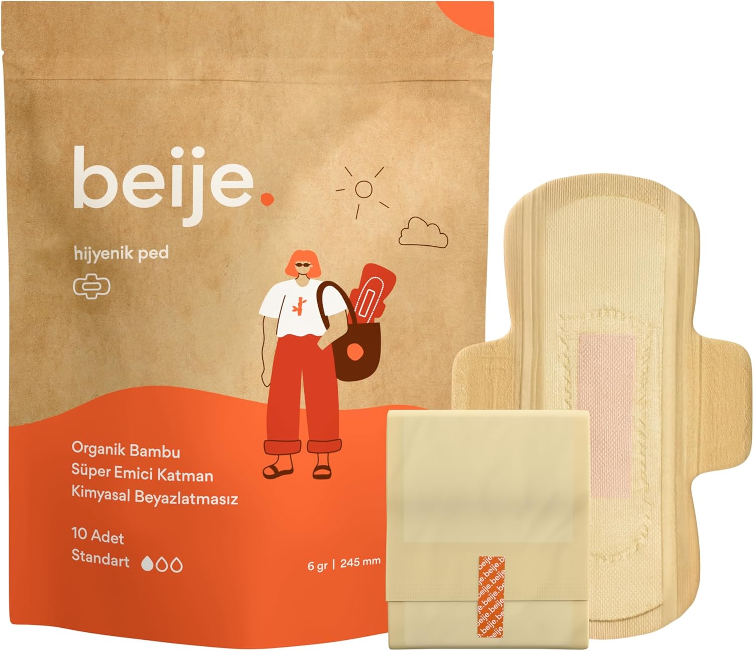 beije 10'lu Standart Ped