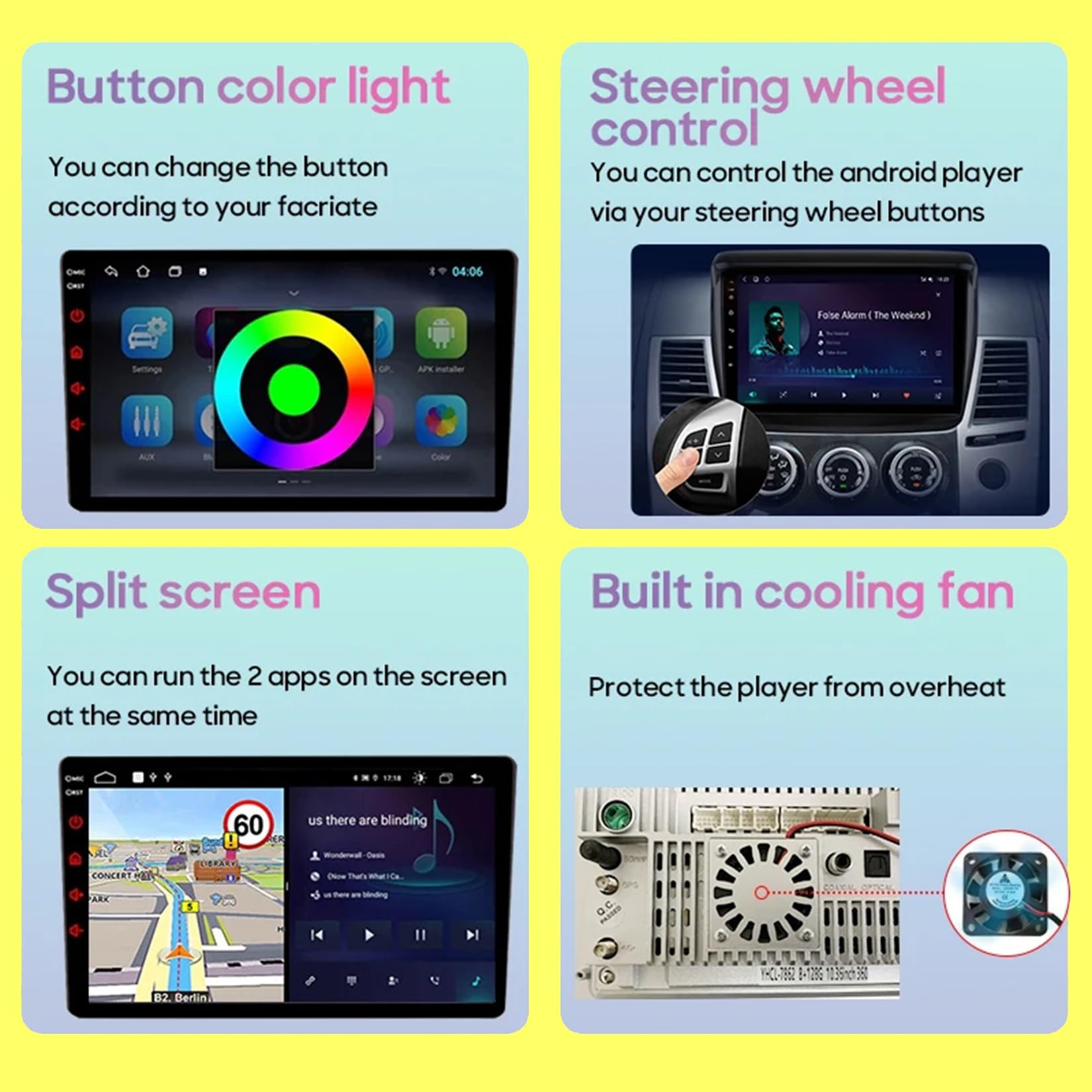 9 Cali Podwójny Din Android 12 Radio samochodowe,dla Peugeot 301 Citroen Elysee 2014 - 2016 ,z Car Play Tylna Kamera Kierownicy Bluetooth GPS FM Radio WIFI AM USB ( Kolor : A, Size : Y90