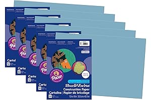 Prang Construction Paper: The Ultimate Blue Canvas for Limitless Creativity (12x18 inches)