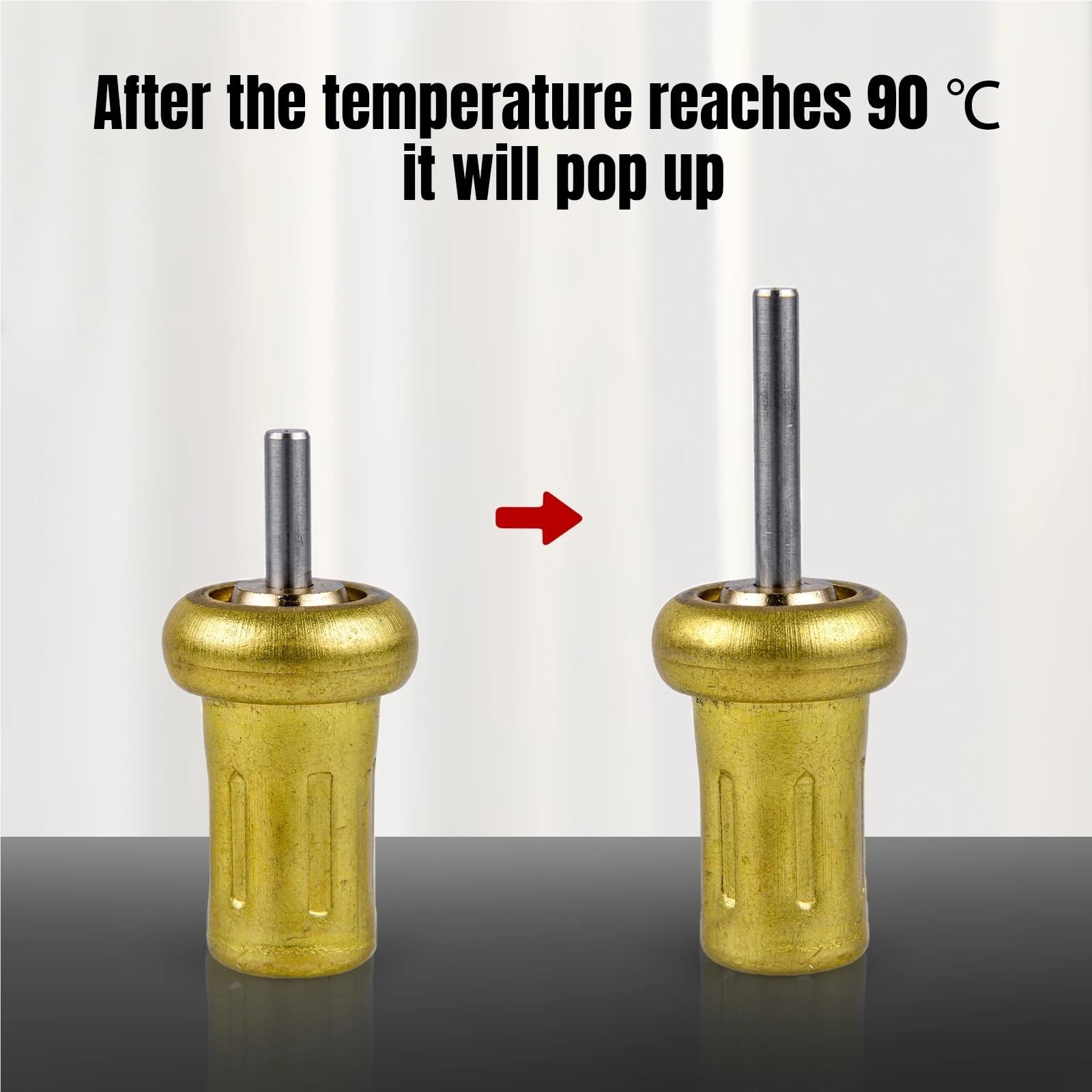 Adaptador Universal Cuadrado para Filtro de Aceite Tipo sándwich con termostato de 90 °C AN8/AN10 3/4"-16 UNF