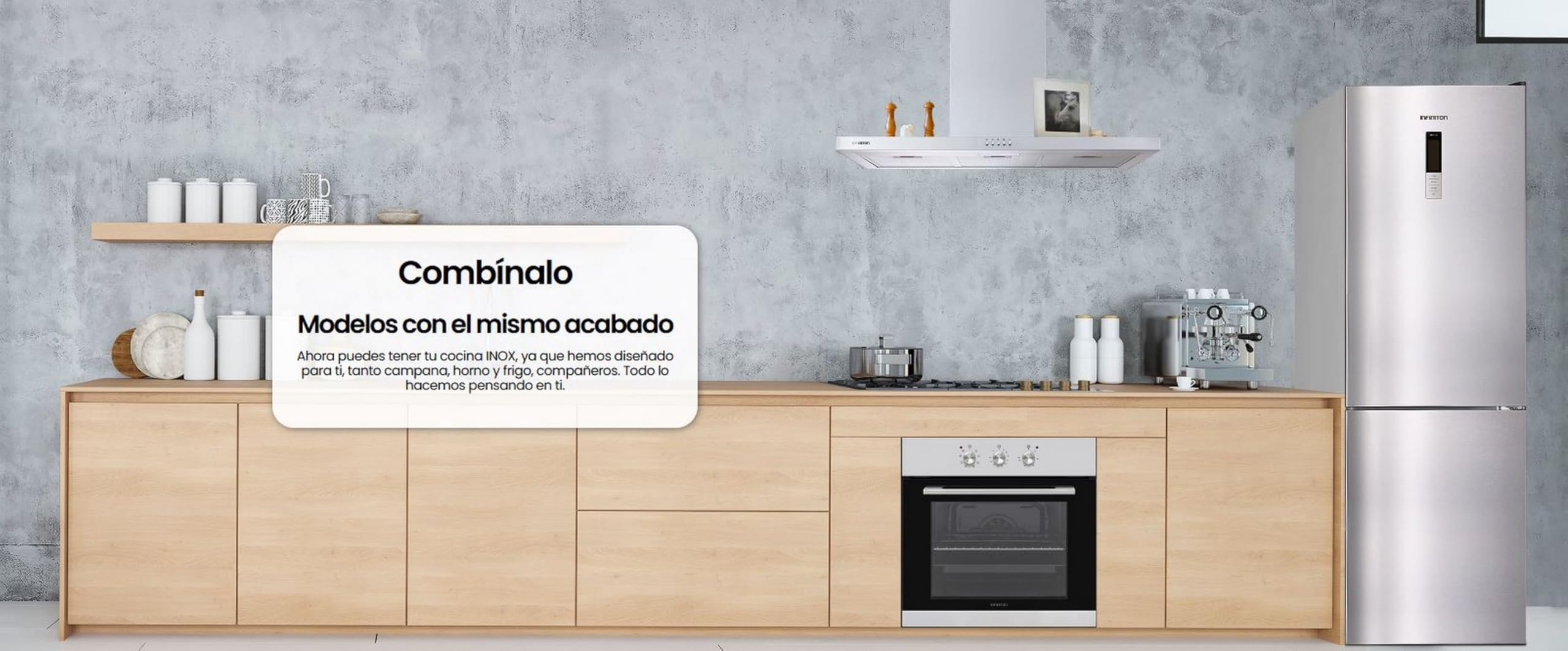INFINITON Camapana Extractora CMPT-A95I,400 m3/h, 90 cm de Ancho, Contro Mecanico, 3 Niveles de Potencia, B, Luz Led Incorporada, Filtro de Aluminio Incluido, Inox