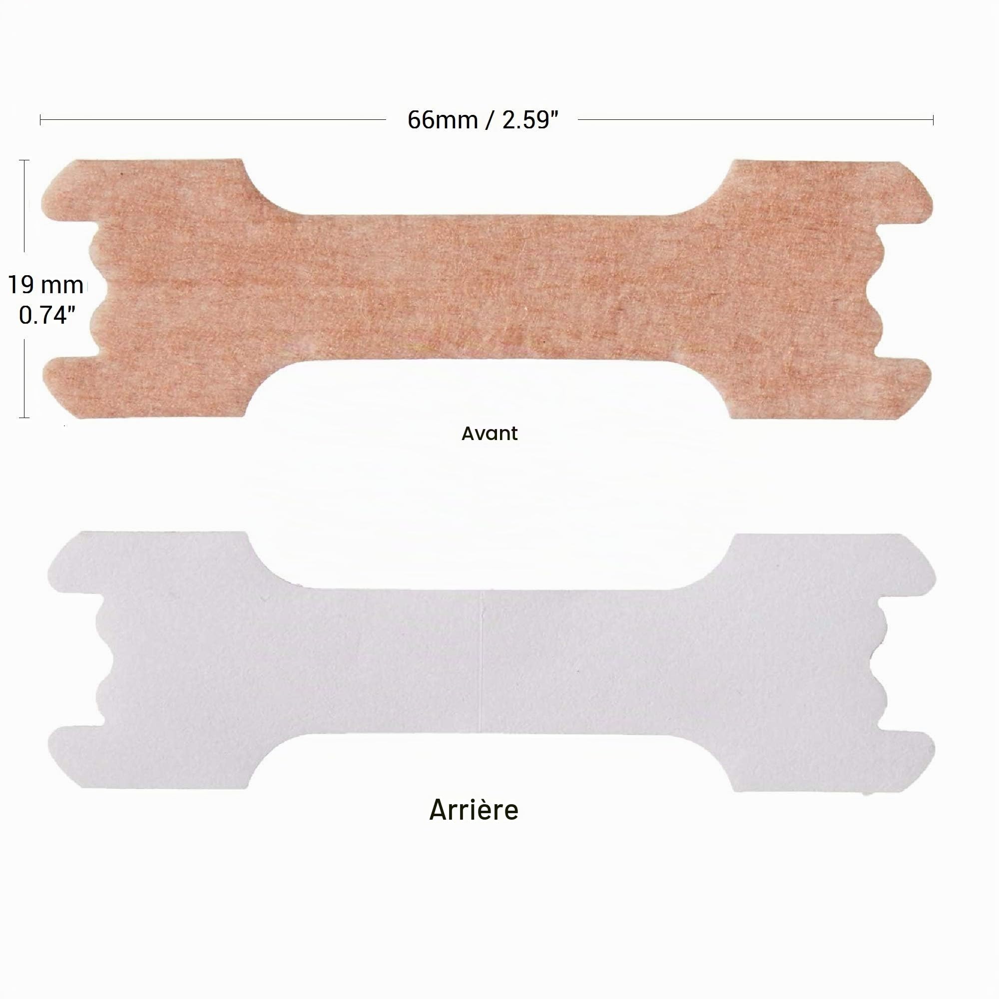 200 Bandes Nasales Anti-Ronflement Meilleure Respiration, Essentielles pour un Meilleur Sommeil, Soulagement de la Congestion Nasale et Respiration des Athlètes. Beige, Large 200 Pièces