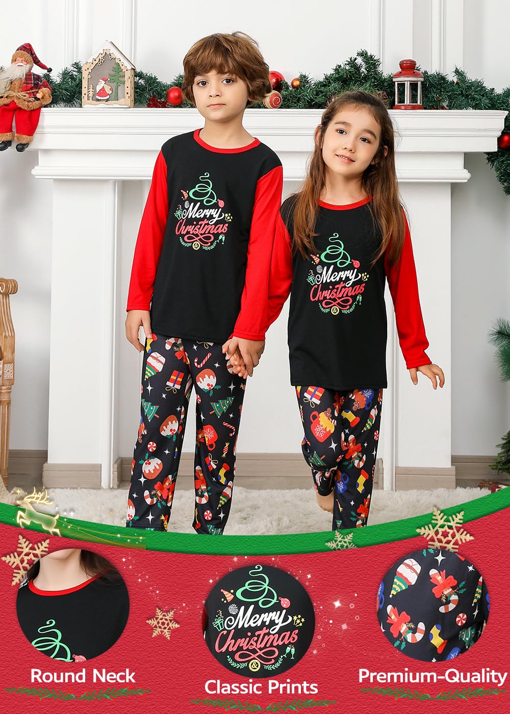 Conjuntos de pijamas de Navidad familiares a juego para mujeres/hombres/parejas/adultos, pijamas de árbol de Navidad para vacaciones, ropa de dormir