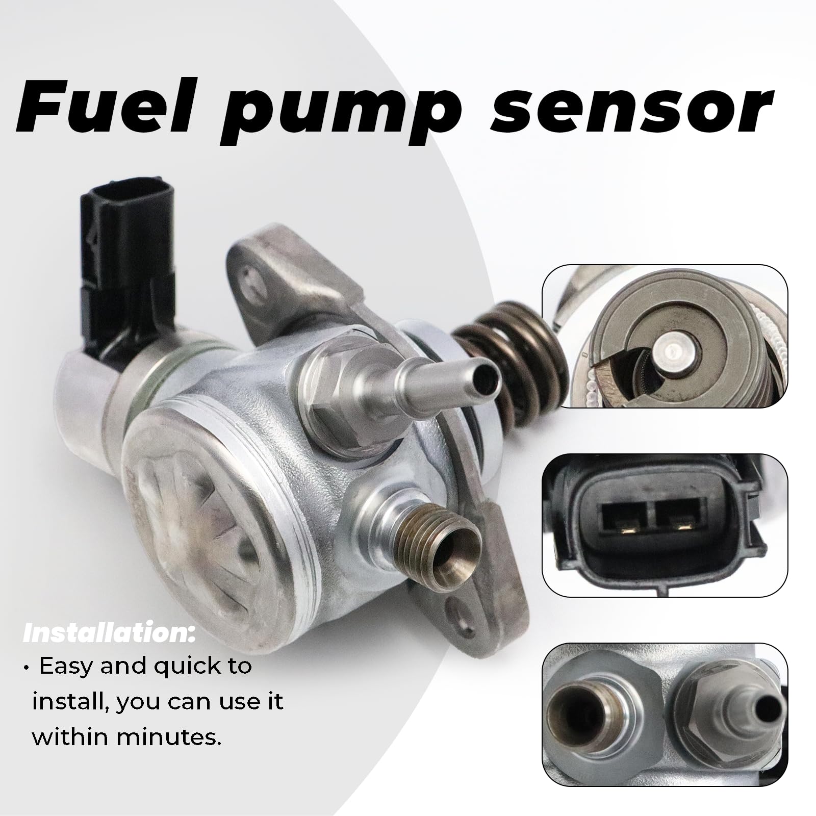 Pompe à carburant haute pression pour Sandero Dokker Lodgy Logan II Renault Kangoo Captur Clio Megane III Scenic III Kadjar Kangoo II Megane IV Scenic IV Qashqai Pompe à essence 166304016R