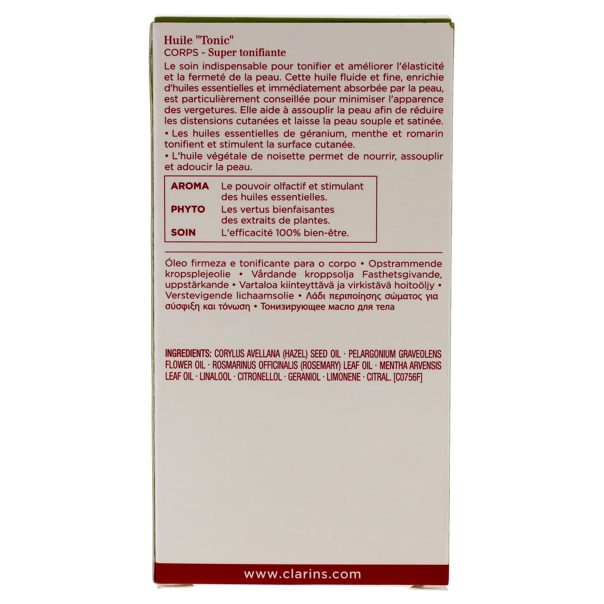 Clarins Olio Corpo Tonic 100 ml