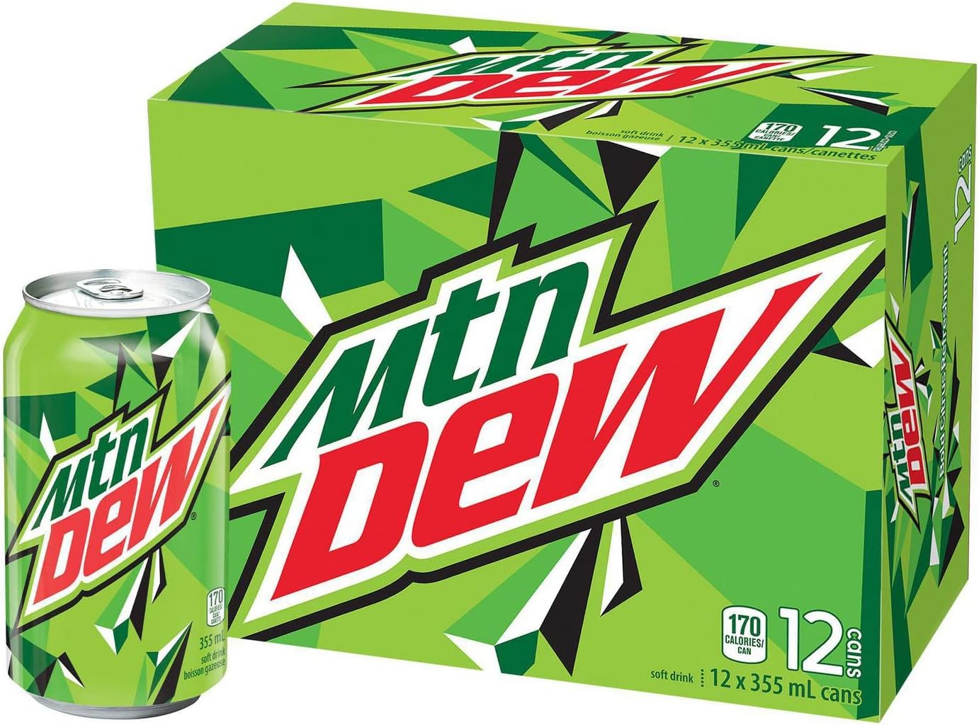Mountain Dew Original 355 ml x 12 Cans