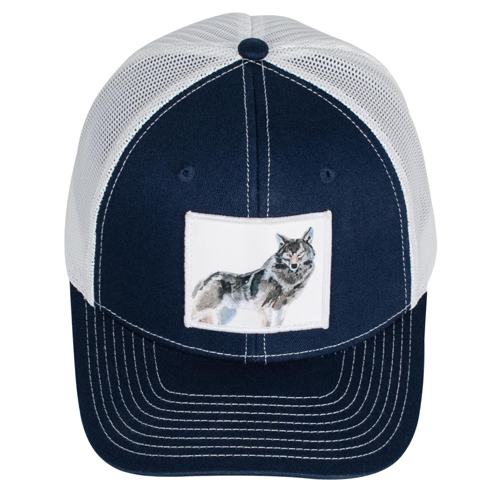 WOLFHUNT Trucker Hat Men Women Baseball Cap 6-Panel Ballcap Adjustable Snapback Hat Mesh Back, Perfect for Casual and Outdoor