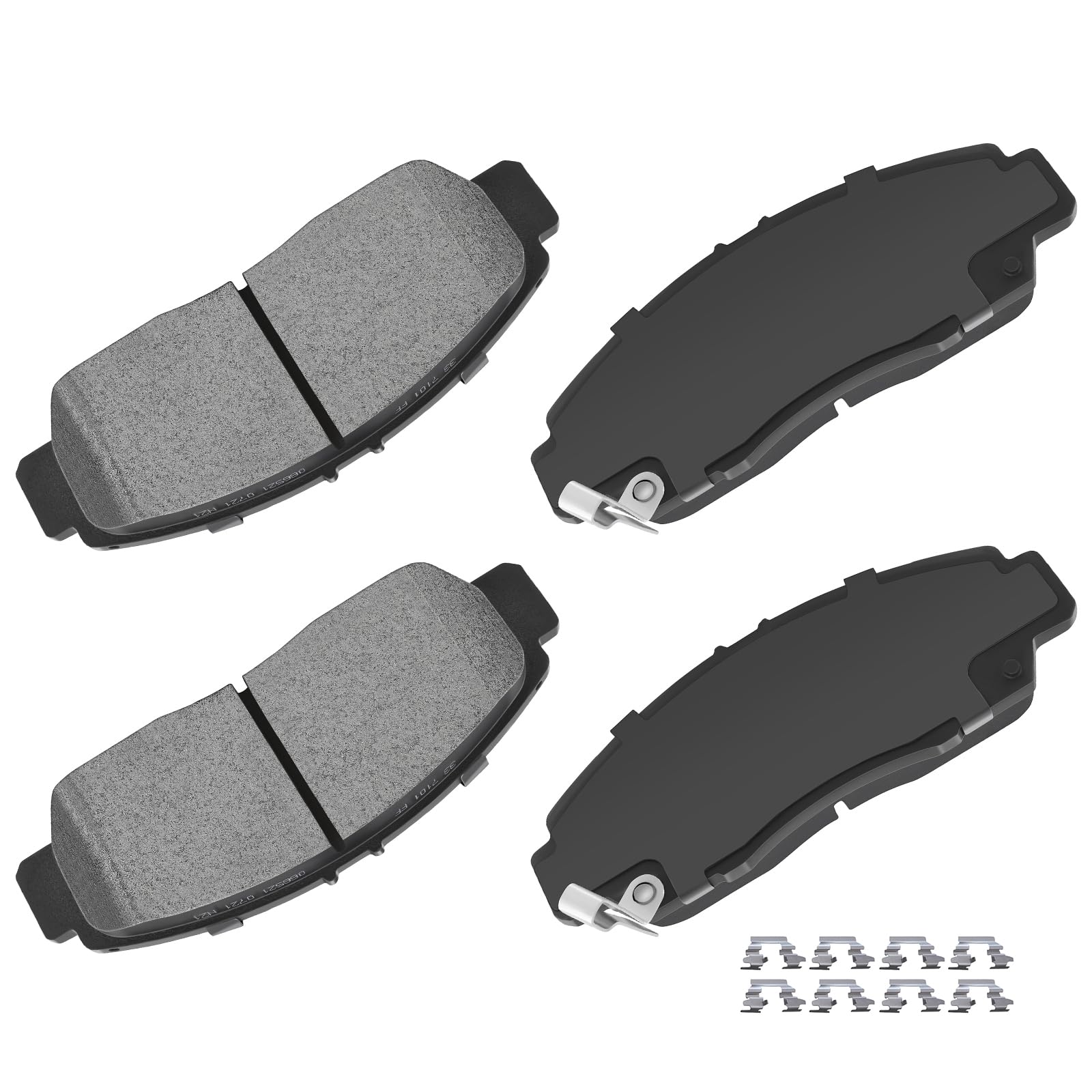cciyu D787 Brake Pads w/Hardware Front Disc Brake Pad Set