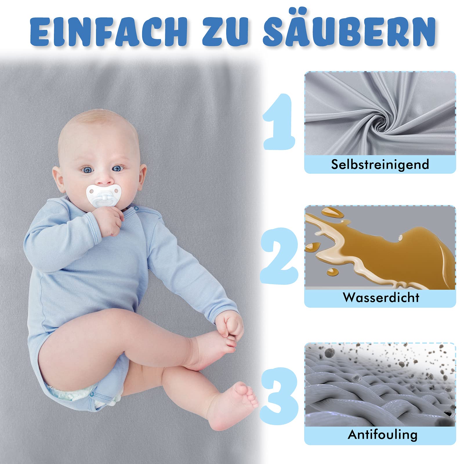 Froadp Kinderbox voor Baby's Afsluitrooster met Ademend Net