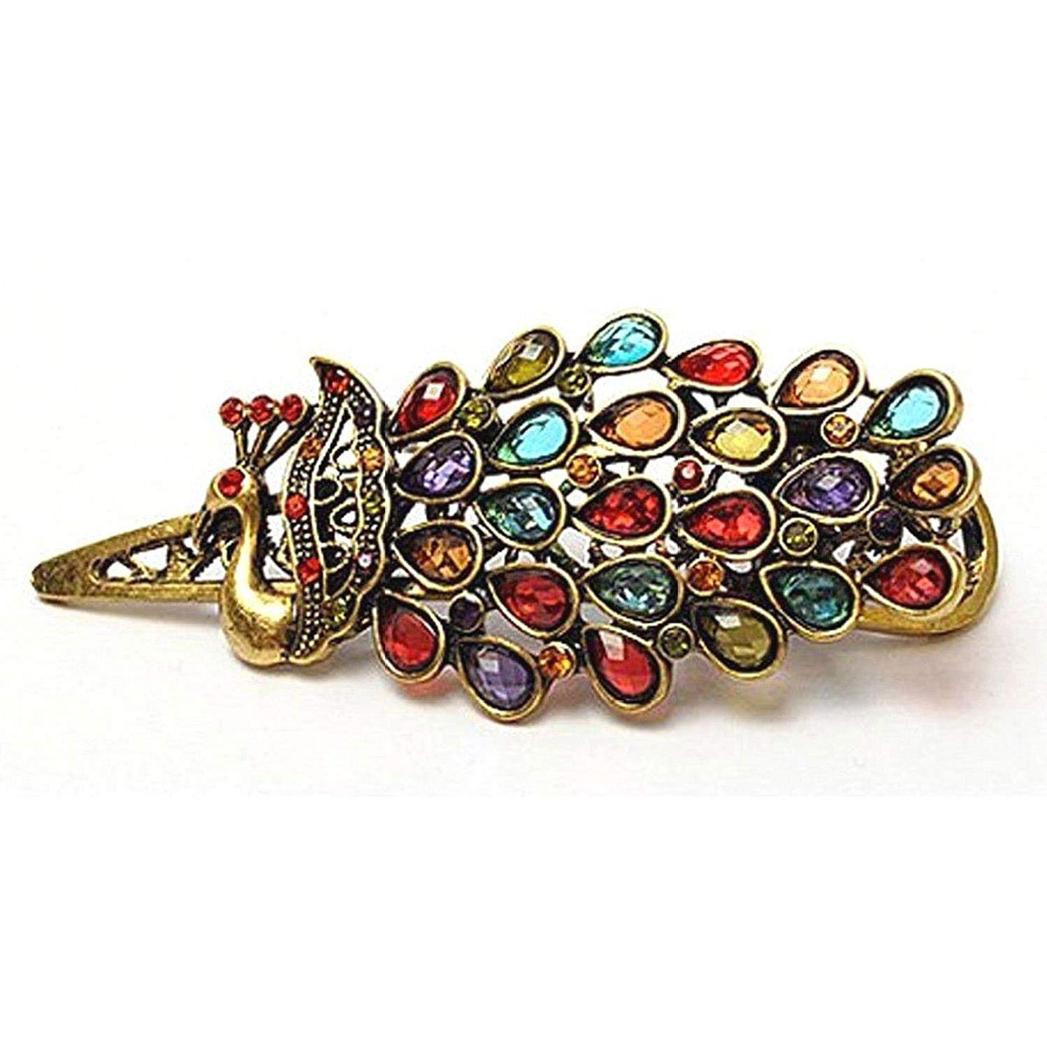 Cinderella Collection By Shining Diva Peacock Hair Accessories Hair Clip for Women and Girls(Multi-Colour)(1448hc) (B00MYTLO50) Amazon Price History, Amazon Price Tracker