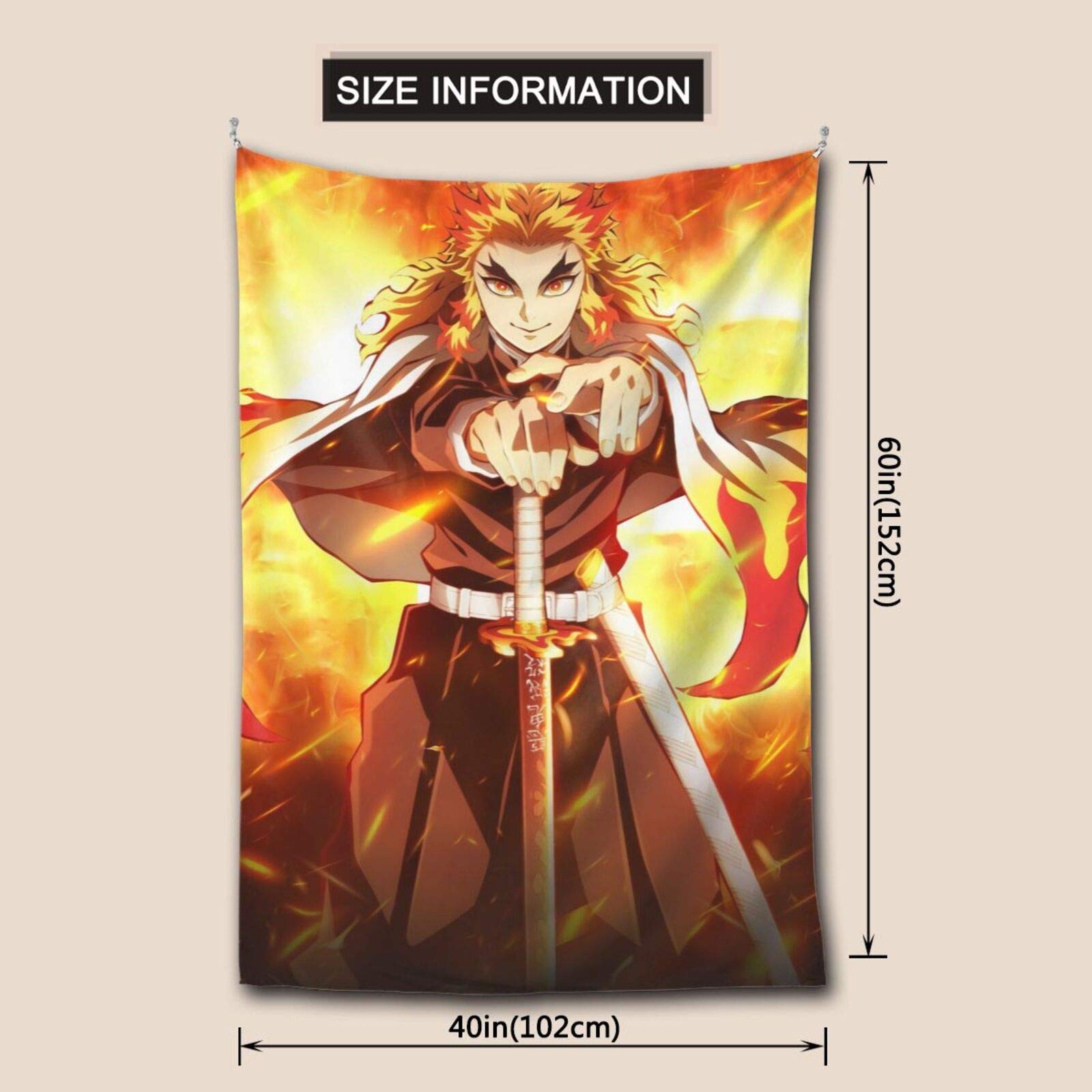 期間限定値下げ　鬼滅の刃 煉獄杏寿郎 タペストリー　長尺販促　サントリー 鬼滅の刃 煉獄杏寿郎 タペストリー 長尺販促 サントリー