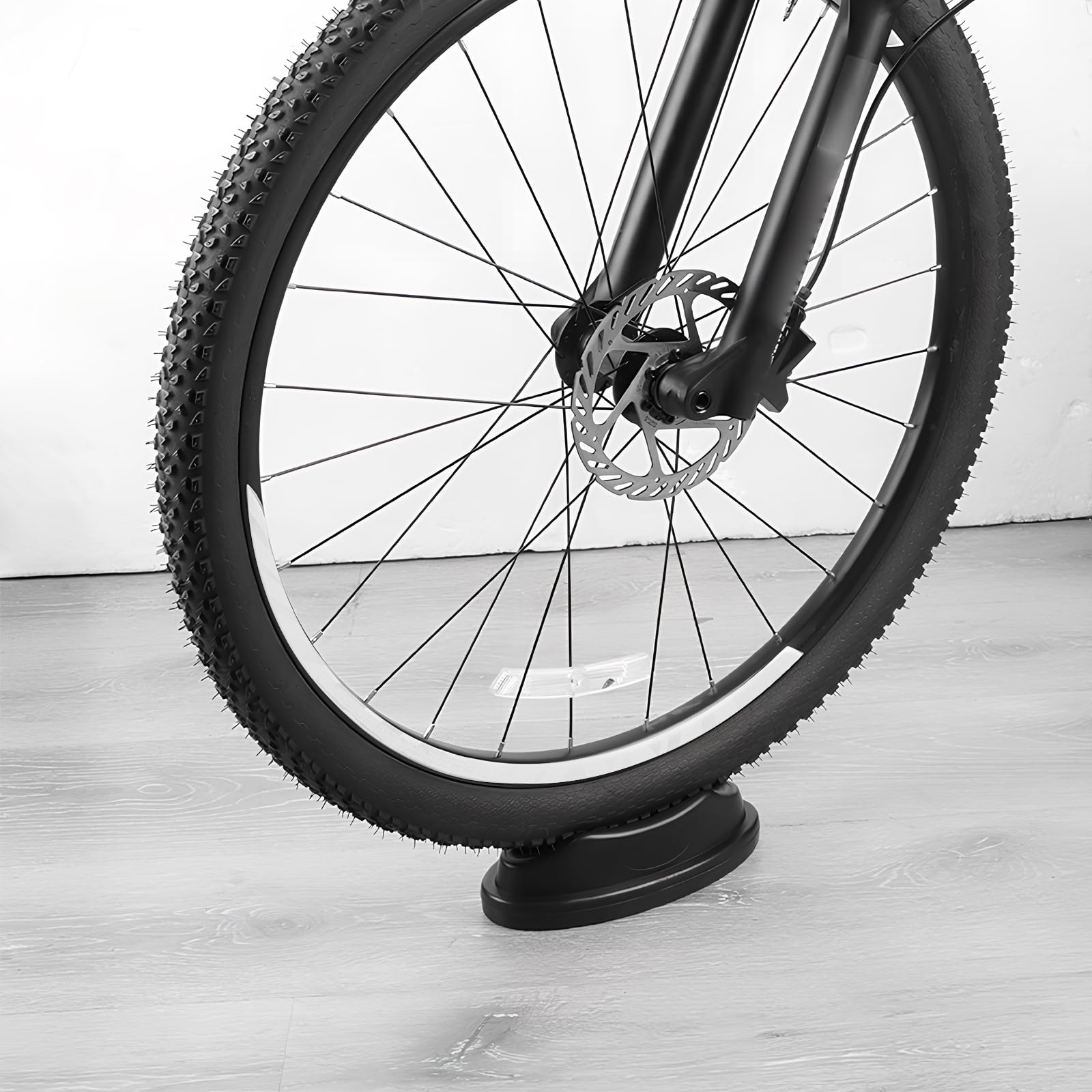 1pcs Supporto Ruota Anteriore rulli Piattaforma di Supporto per Montante per Ruota Anteriore,Compatibile con Bici da Strada e Mountain Bike,Antiscivolo, per Allenamento Indoor