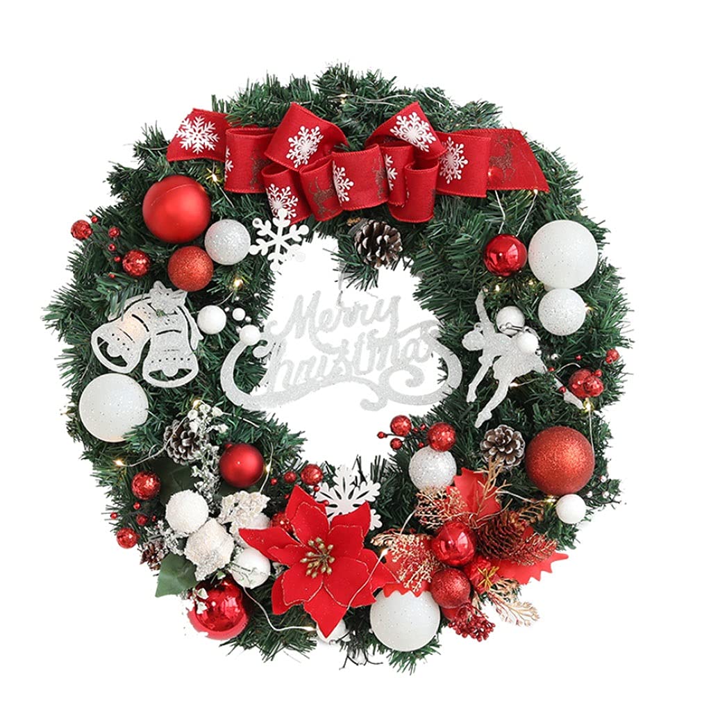 Amazon.co.jp: クリスマス リース 20インチ クリスマス リース