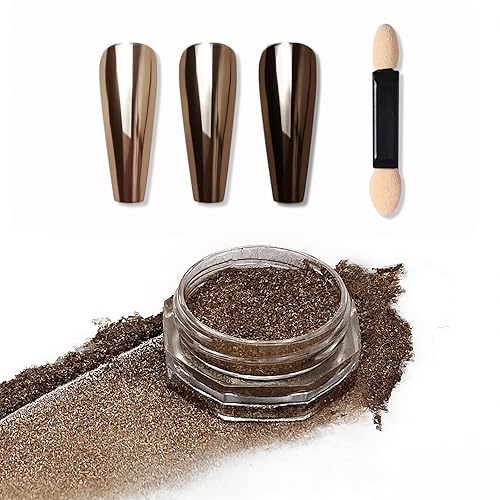 Chrome Nail Powder,Metalic Christmas Mirror Effect Chrome Powder Pigments for