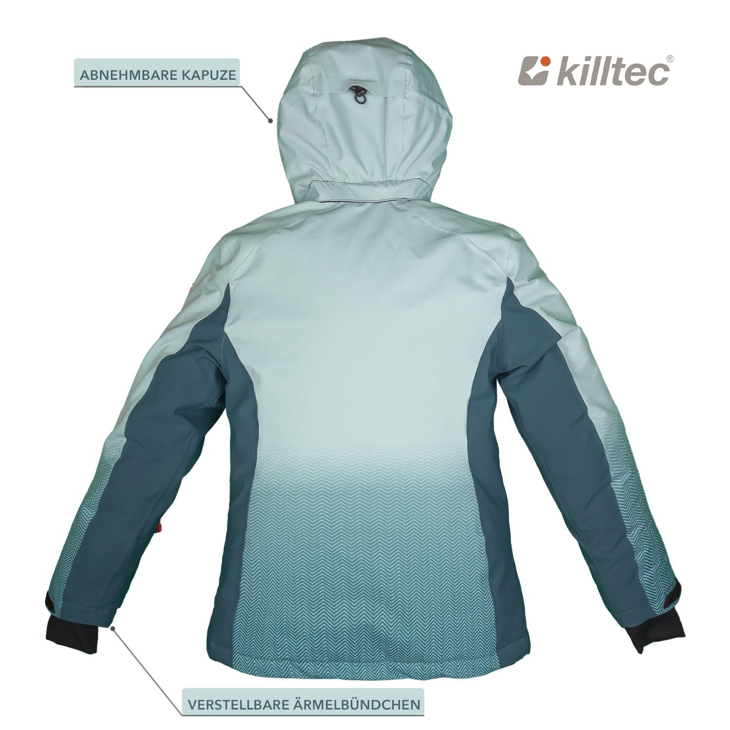 Killtec Damen Skianzug Set - Damen Skijacke und Damen Skihose wasserdicht und atmungsaktiv - 10000mm Wassersäule - PFC frei - Skijacke mit Schneefang, Skihose mit Kantenschutz