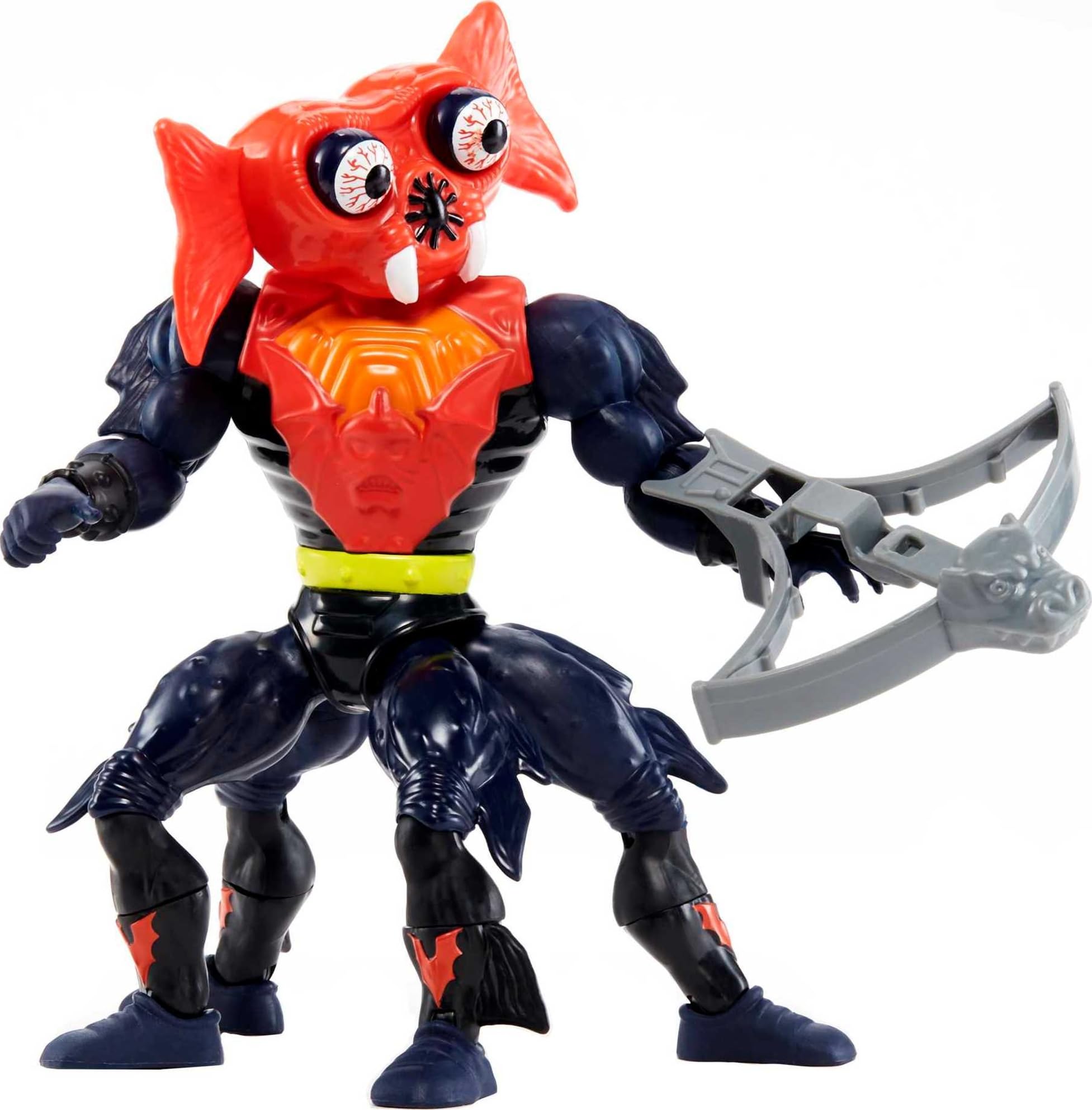 Les Maîtres de l’Univers Figurine Articulée Origins de combat (14 cm) de Mantenna avec 16 points d’articulation, accessoires de combat et une mini BD, à collectionner, Jouet Enfant, Dès 6 ans, HDR98