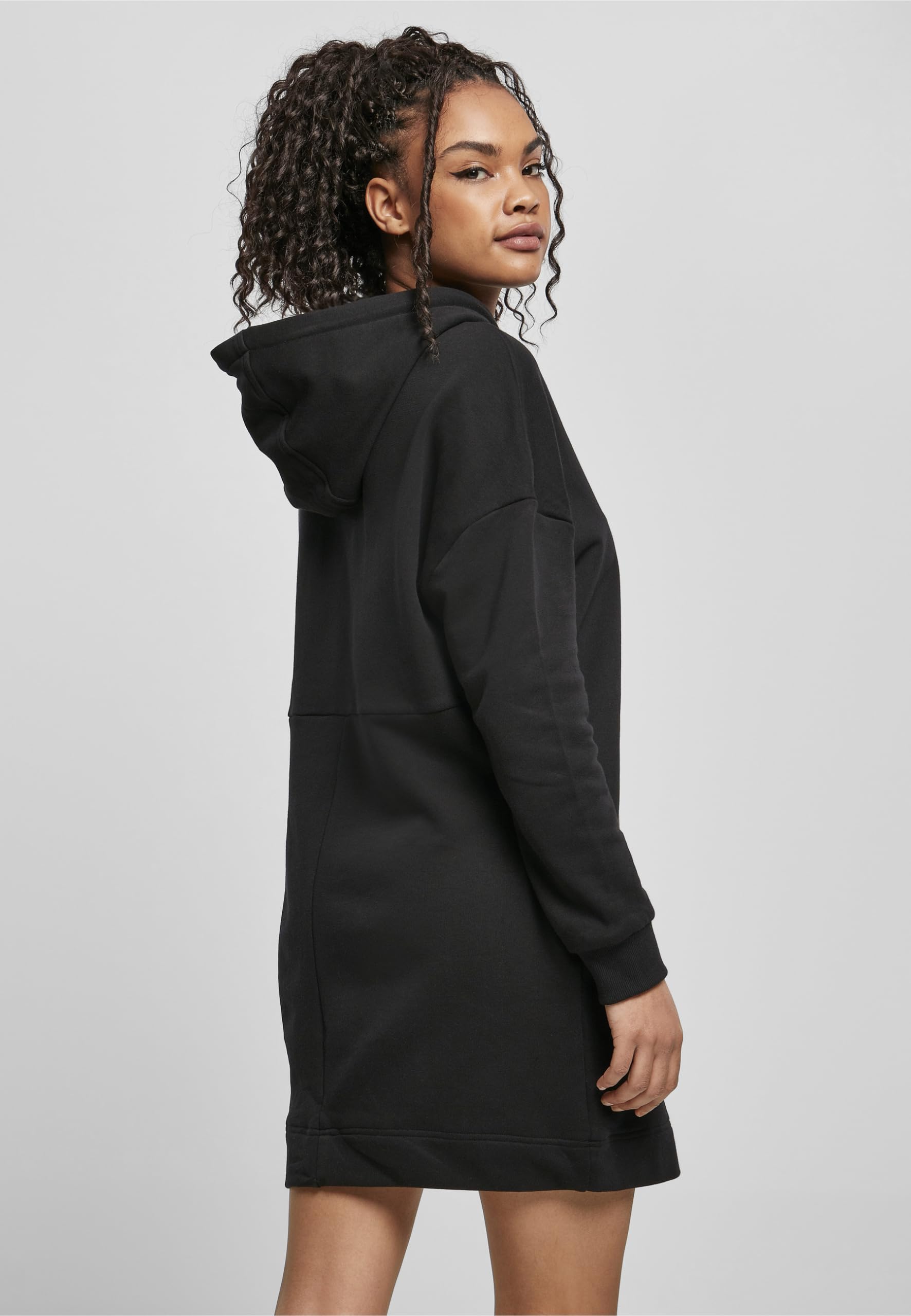 Urban Classics Damska sukienka z bawełny organicznej Oversized Terry Hoody Dress, sukienka z kapturem dla kobiet, dostępna w 2 kolorach, rozmiary XS - 5XL