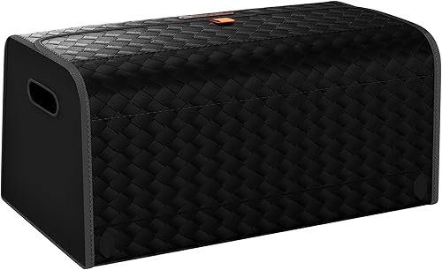 Vista 7 de Organizador de maletero GMQ para SUV, organizadores de coche y almacenamiento con almacenamiento plegable, gran capacidad para SUV, camión, MPV Rojo