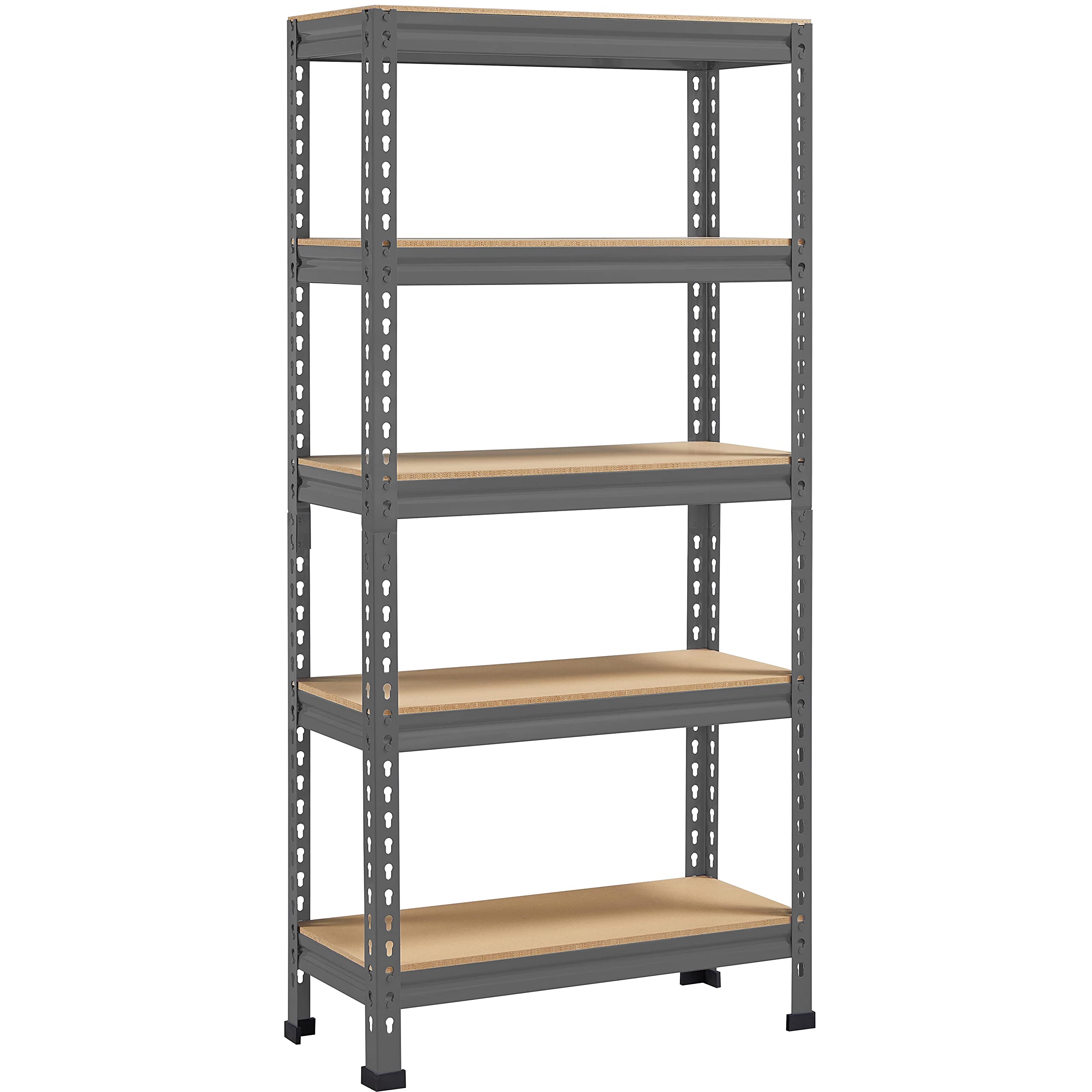 Buy Yaheetech Garage Metal Storage Shelves, 5Tier Adjustable Shelves